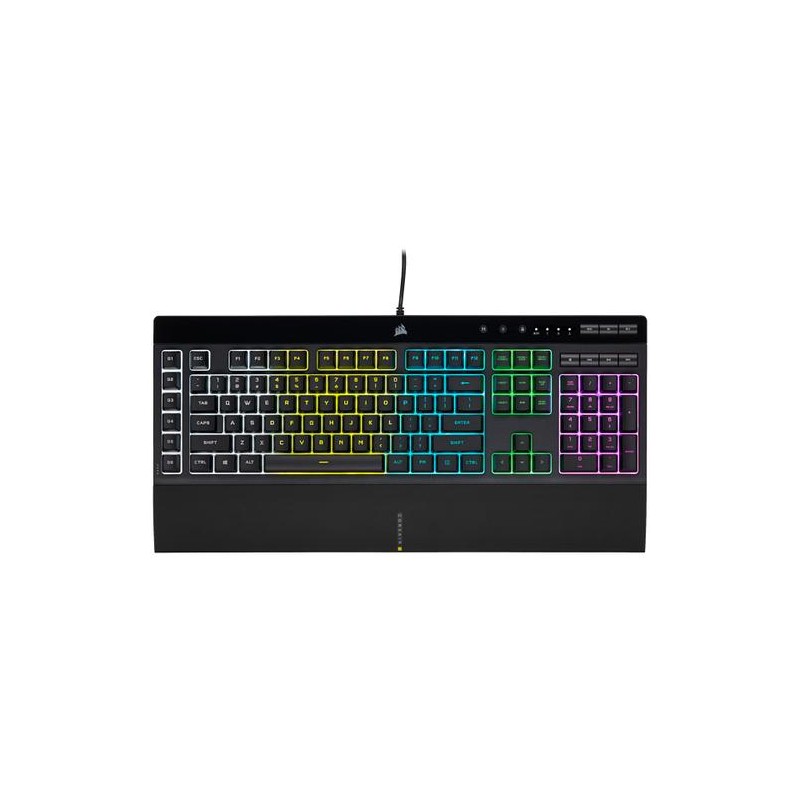 Corsair K55 RGB PRO toetsenbord USB AZERTY Belgisch Zwart