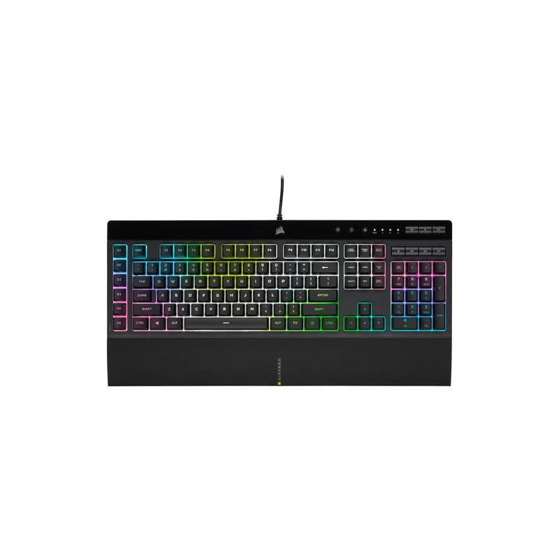 Corsair K55 RGB PRO XT toetsenbord USB AZERTY Belgisch Zwart