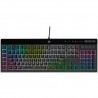 Corsair K55 RGB PRO XT toetsenbord USB AZERTY Belgisch Zwart