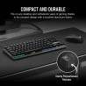 Corsair K60 PRO TKL toetsenbord USB AZERTY Belgisch Zwart