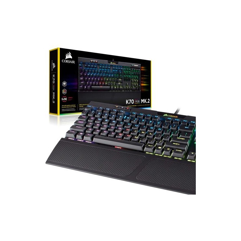 Corsair K70 RGB PRO Mechanical MK.2 USB AZERTY Belgisch Zwart