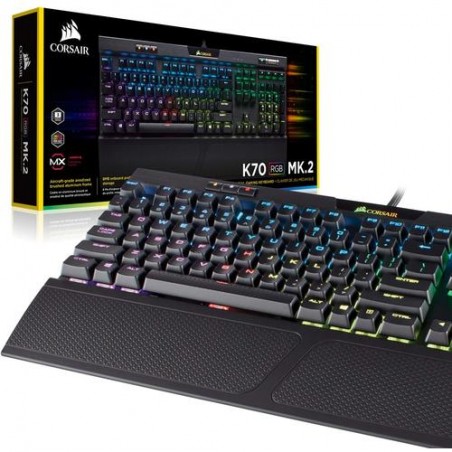 Corsair K70 RGB PRO Mechanical MK.2 USB AZERTY Belgisch Zwart