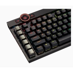 Corsair K100 RGB toetsenbord USB QWERTZ Nederlands Zwart