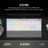Corsair K70 PRO RGB Optical-Mechanical with PBT DOUBLE SHOT PRO Keycaps — White (BE)