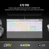 Corsair K70 PRO RGB Optical-Mechanical with PBT DOUBLE SHOT PRO Keycaps — White (BE)