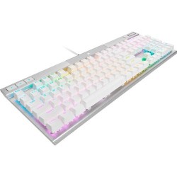 Corsair K70 PRO RGB Optical-Mechanical with PBT DOUBLE SHOT PRO Keycaps — White (BE)