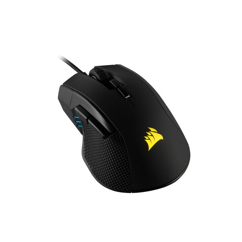 Corsair IRONCLAW RGB muis Rechtshandig USB Type-A 18000 DPI