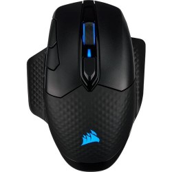 Corsair DARK CORE RGB PRO muis Rechtshandig RF Wireless + Bluetooth + USB Type-A Optisch 18000 DPI