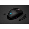 Corsair DARK CORE RGB SE muis Rechtshandig RF Wireless + Bluetooth + USB Type-A Optisch 18000 DPI