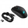 Corsair KATAR ELITE Wireless muis Rechtshandig RF Wireless + Bluetooth + USB Type-A Optisch 26000 DPI