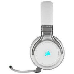 Corsair Virtuoso RGB Headset Bedraad en draadloos Hoofdband Gamen USB Type-A Wit