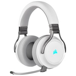 Corsair Virtuoso RGB Headset Bedraad en draadloos Hoofdband Gamen USB Type-A Wit