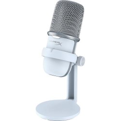 HyperX SoloCast - USB Microphone (White) Wit Microfoon voor spelcomputers