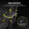 Corsair T3 RUSH Fabric Gaming Chair - Charcoal