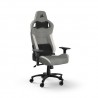 Corsair T3 RUSH Fabric Gaming Chair - Grey/White