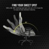 Corsair T3 RUSH Fabric Gaming Chair - Grey/White