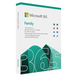 Microsoft 365 Family 6 licentie(s) Abonnement Nederlands 1 jaar