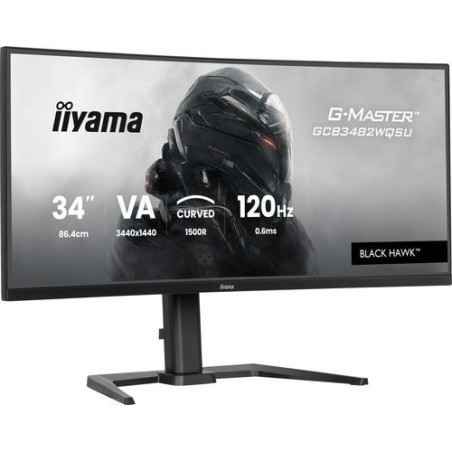 iiyama GCB3482WQSU-B1 computer monitor 86,4 cm - 34" 3440 x 1440 Pixels - 120Hz