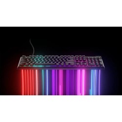 Corsair K55 CORE RGB toetsenbord Gamen USB AZERTY Belgisch Zwart, Grijs