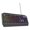 Trust GXT 836 Evocx toetsenbord Gamen USB AZERTY Belgisch Zwart