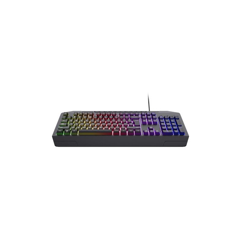 Trust GXT 871 Zora toetsenbord Gamen USB AZERTY Belgisch Zwart