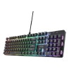 Trust GXT 871 Zora toetsenbord Gamen USB AZERTY Belgisch Zwart