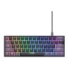 Trust GXT 867 Acira toetsenbord Gamen USB AZERTY Belgisch Zwart, Grijs