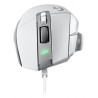Logitech G502 X Bedrade Gaming Muis, LIGHTFORCE hybride, optisch-mechanische, primaire schakelaars, HERO 25K sensor, Wit
