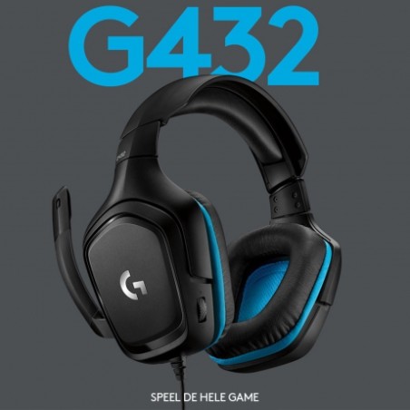 Logitech G432 Gaming Headset Leatherette