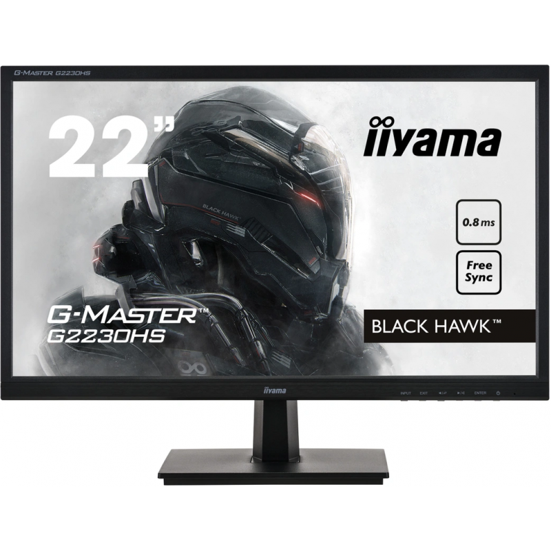 Iiyama G-Master G2230HS-B1 Zwart - 54.6 cm - 21.5"