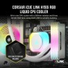 Corsair H150I Processor Kit voor vloeistofkoeling 12 cm Wit